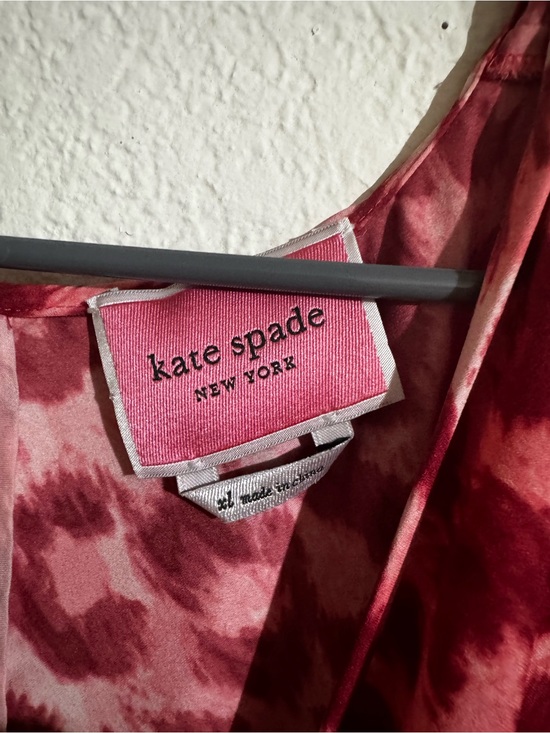 kate spade Pants - kate spade Pink and Burgundy Tie-Dye Slip Romper